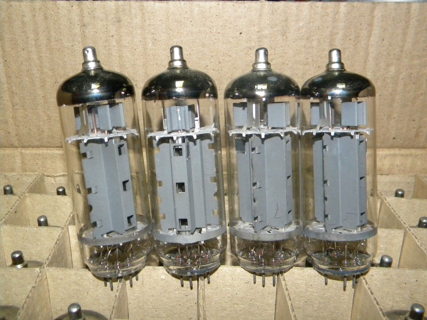 EL519 6KG6 EI Yugoslavia Philips Triple Mica NOS Perfect Pair EAR859
