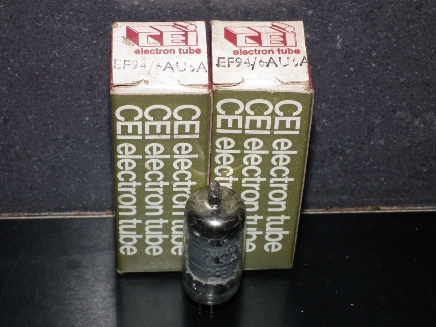 6AU6A CEI EF94 Microphone pentode Low Noise Tested
