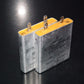 Two vintage Siemens PIO capacitors 0.5uF 250V Klangfilm Made in Germany in 60s