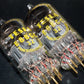 E88CC Tesla 6922 Czechoslovakia NOS NIB Platinum matched pair Gold Pins