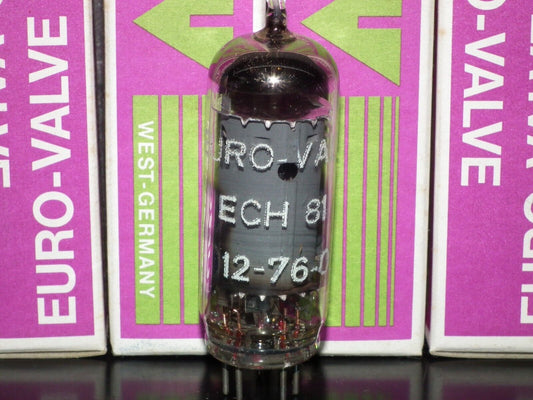 ECH81 EUROVALVE West Germany NOS NIB 6AJ8