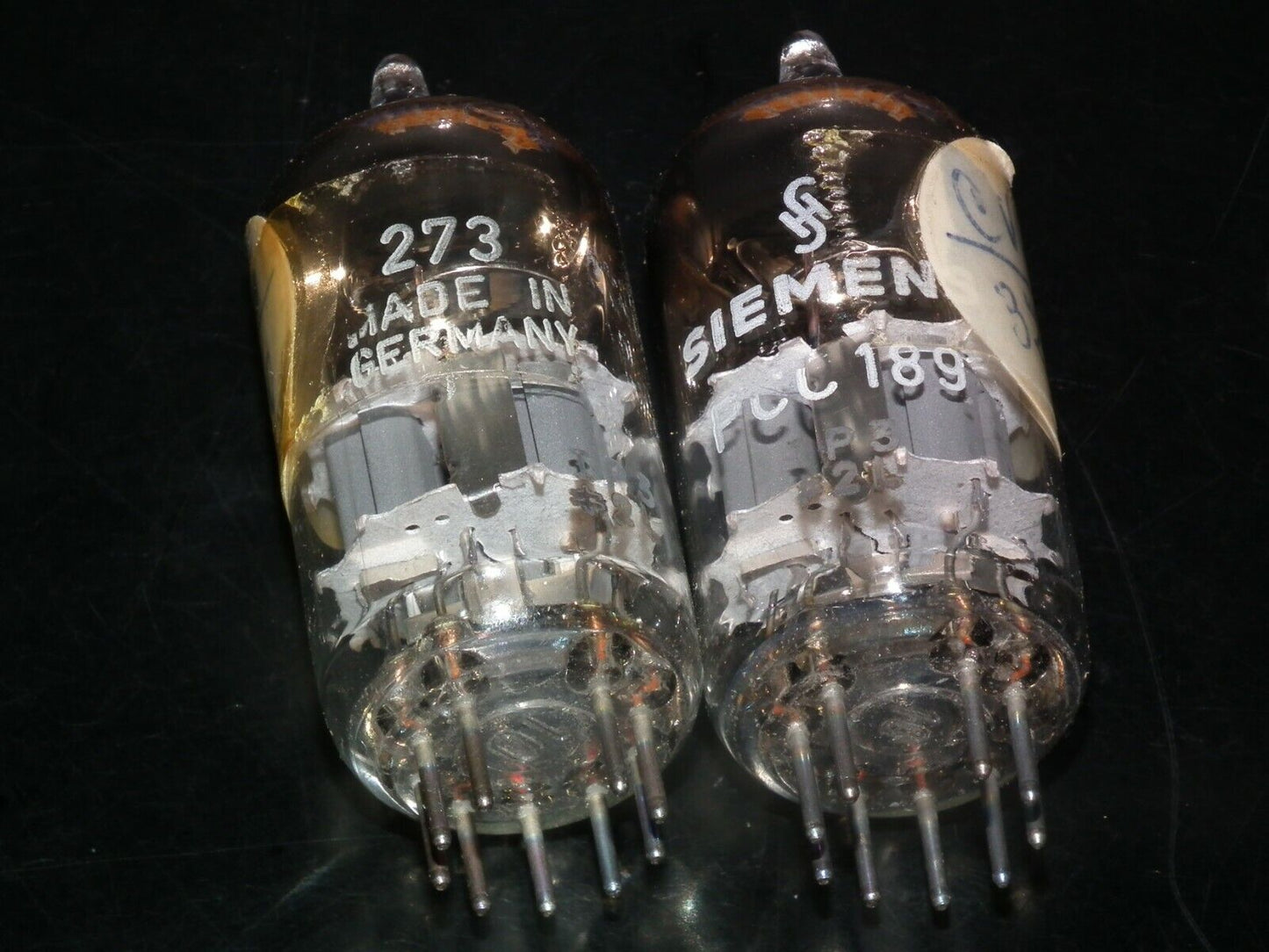 Matched Pair PCC189 Siemens 7ES8 NOS NIB ECC88 E88CC 6DJ8 6922 Sub