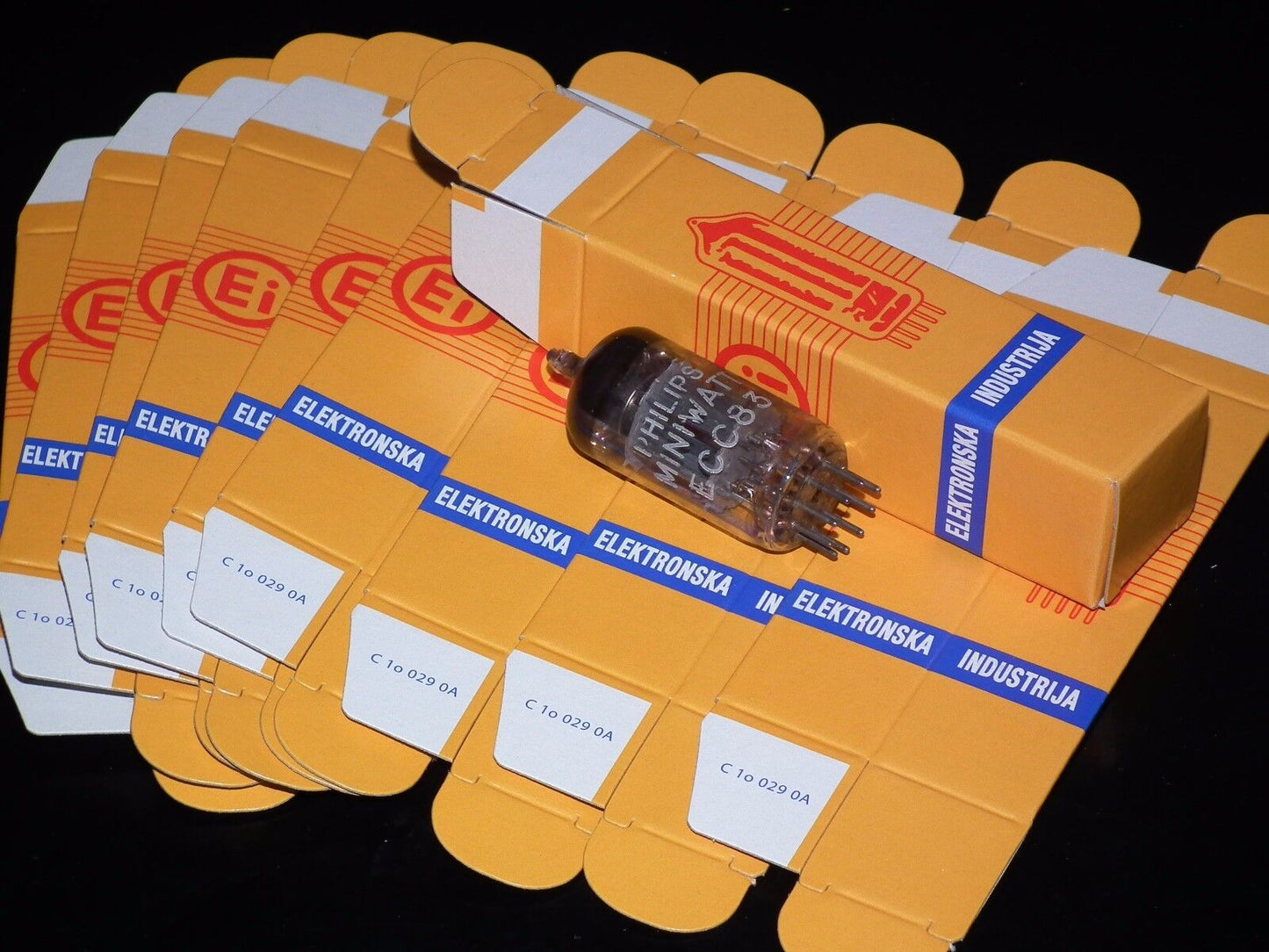 16 pcs EI Yugoslavia Tube Boxes for Audio tubes ECC81 ECC83 E88CC EL84 ECC803S