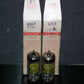E83F Valvo Matched Pair NOS NIB Yellow Logo Philips Heerlen D Getter 1960