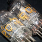 6DJ8 ECC88 Amperex Holland Matched Pair Used Tested 95% A Frame Getter