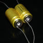 Two (2 pcs) Vintage NOS Capacitors RIFA 50u 40V Made in Sweden in 70s