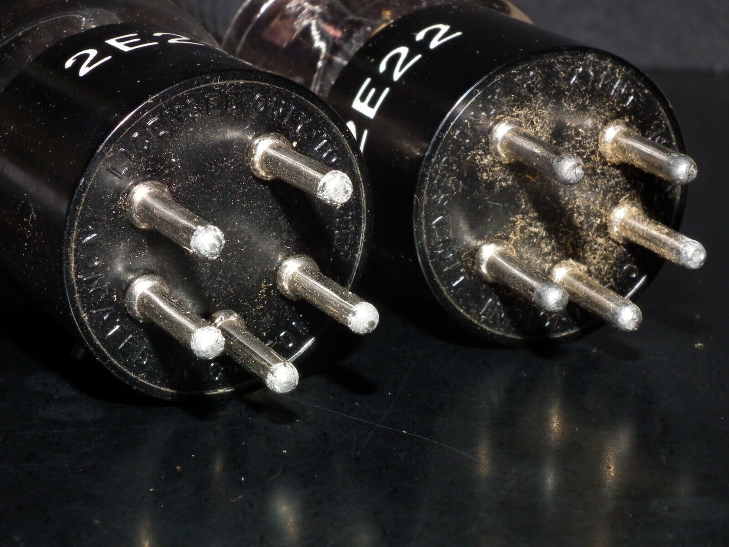 Platinum Matched Pair 2E22 KEN-RAD NOS NIB Made in USA Directly Heated Pentodes