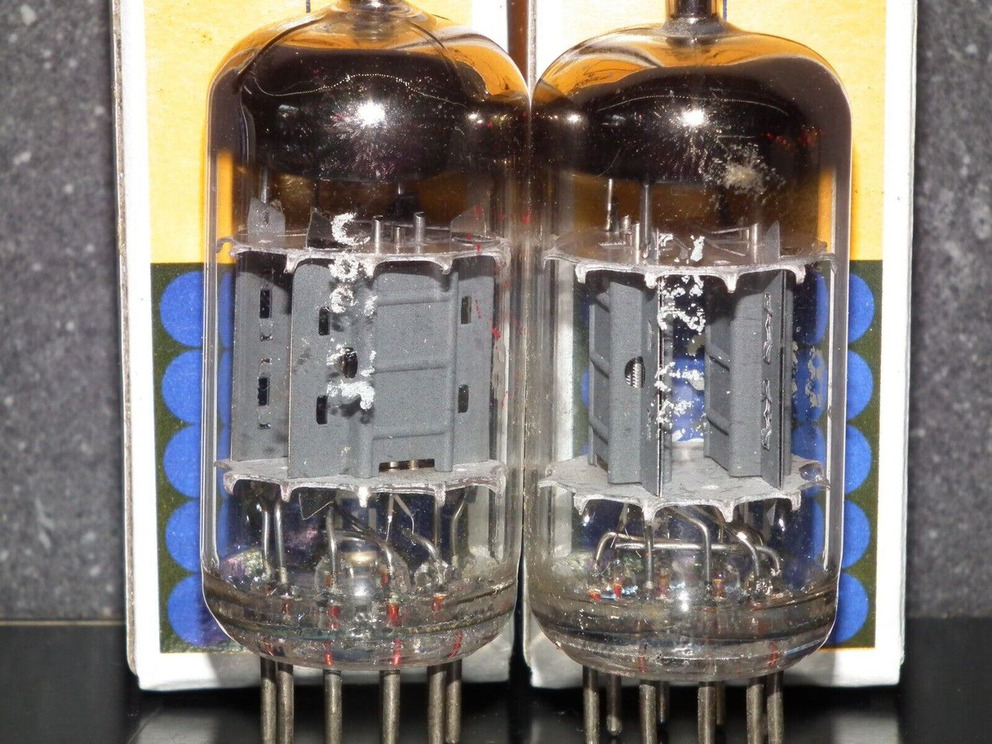 E83CC Siemens & Halske Platinum Matched Pair ECC83 Munich USED tested OK