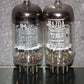 Matched Pair 12AX7 Mazda ECC83 Long Gray Anodes 17mm USED tested OK Same codes
