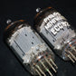 Matched Pair 12AU7 Philips ECC82 Long Anodes 17mm CrossFoil D Getter k63 1957