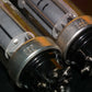 Matched Pair Philips EL50 Output Pentode RARE Dual D GETTER Metal Base same code