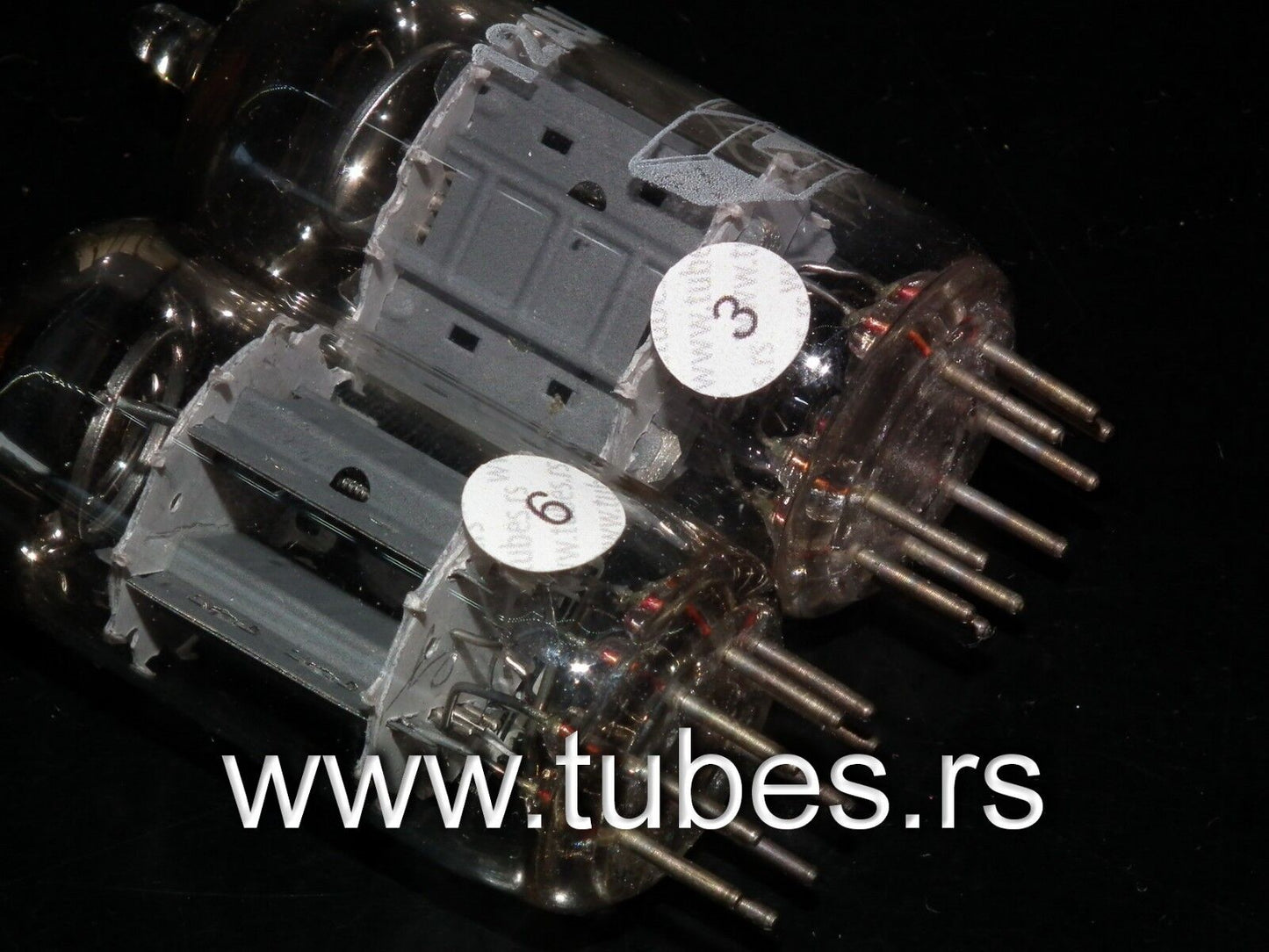 Philips Miniwatt 12AU7 ECC82 rebranded CEI - Platinum Matched Pair