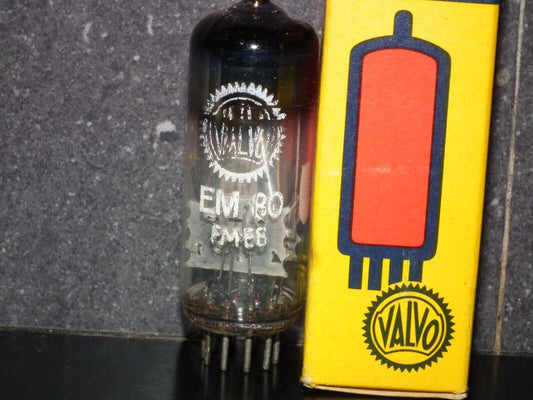 One (1 pcs) EM80 Valvo NOS NIB Tuning Indicator Tube Magic Eye