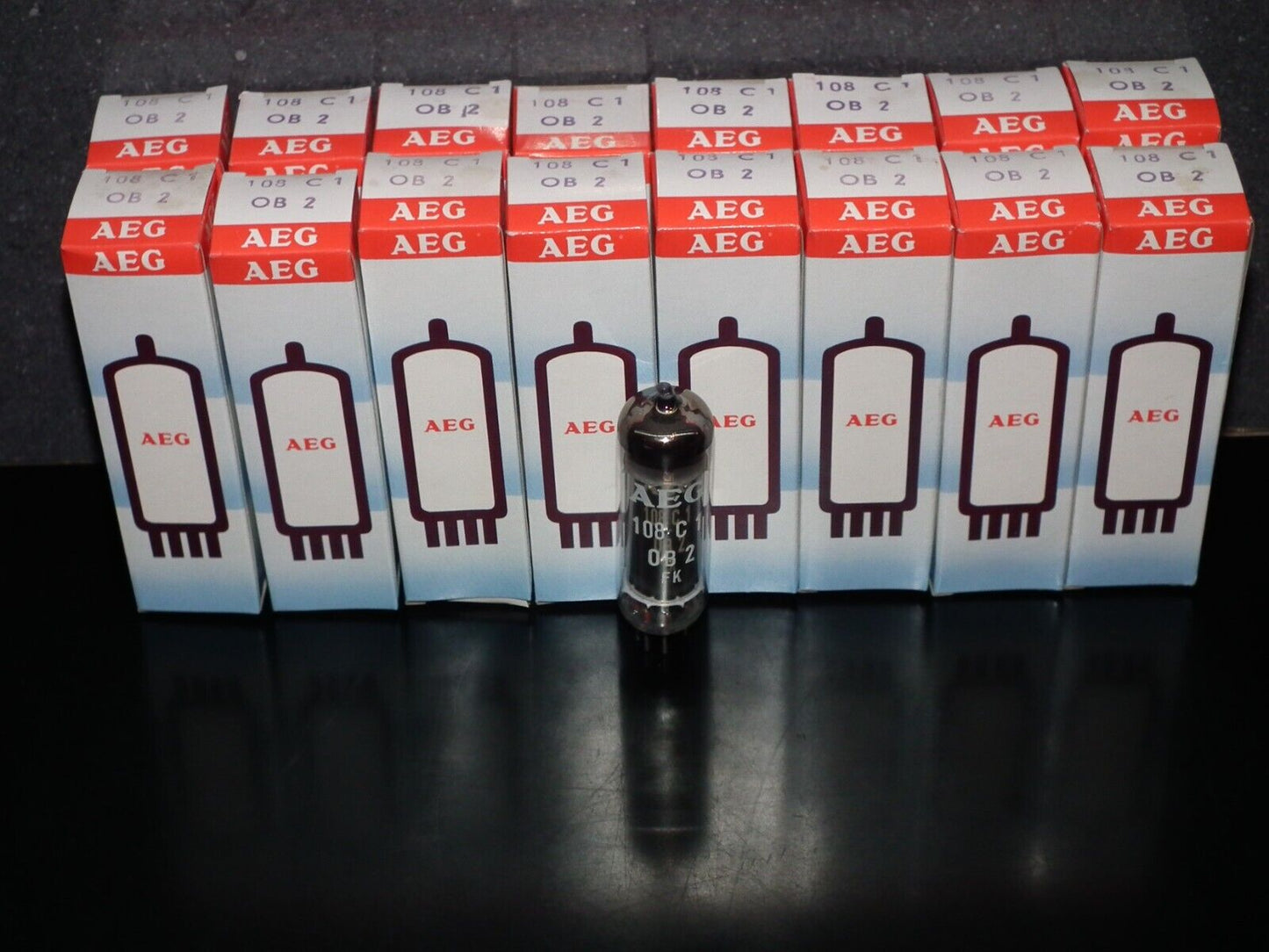 Ten (10 pcs) 108C1 AEG Telefunken NOS NIB 0B2 OB2 stablilisator tube STV108/30
