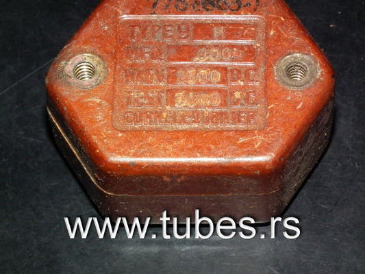 One vintage MICA capacitor 0.0004mfd 2500V Cornell Dubilier USA 400pf 2500V