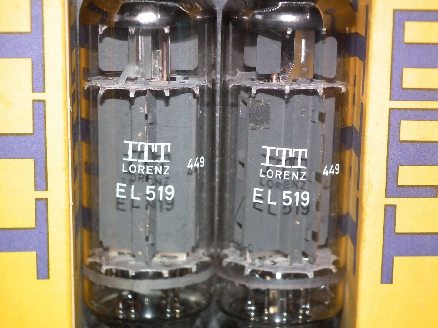 EL519 ITT Lorenz 6KG6 Platinum Matched PAIR EAR859 Tested NOS NIB EAR861