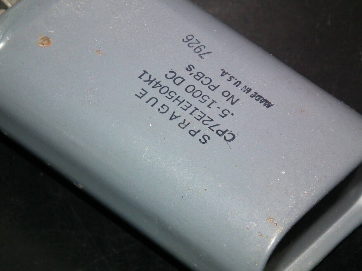 NOS PIO Capacitor 0.5mfd 1500V Sprague made in 70s in the USA