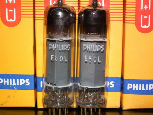 E80L Philips 6227 NOS Big O Getter Gold Pins SQ Made in Holland