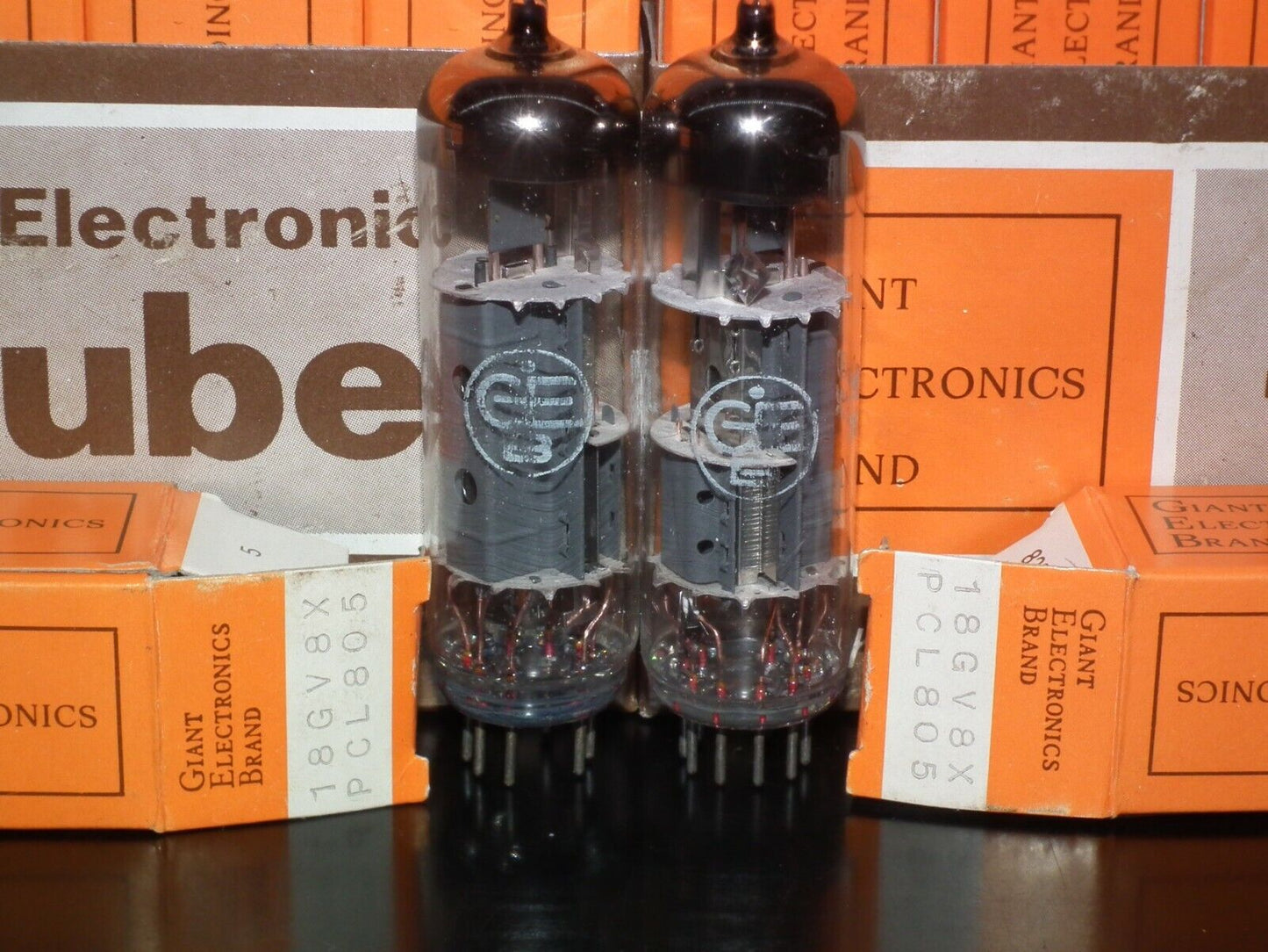 Platinum Matched Pair (2 tubes) PCL805 Tungsram GEB Triode Pentode NOS NIB