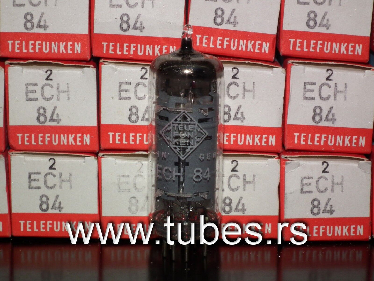 ECH84 Telefunken Diamond Bottom NOS NIB 6JX8 Triode-pentode