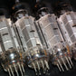EL84 6BQ5 EI Mullard - NOS platinum matched quad Silver Anodes Philips tool