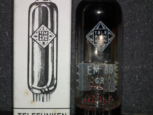 EM80 Telefunken Bright Magic Eyes (1 pcs) 6BR5 6E1P Not Diamond Bottom