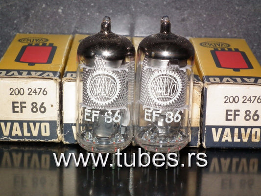 NOS NIB EF86 6267 Valvo Hamburg Low Noise Audio  - mesh plate 1963