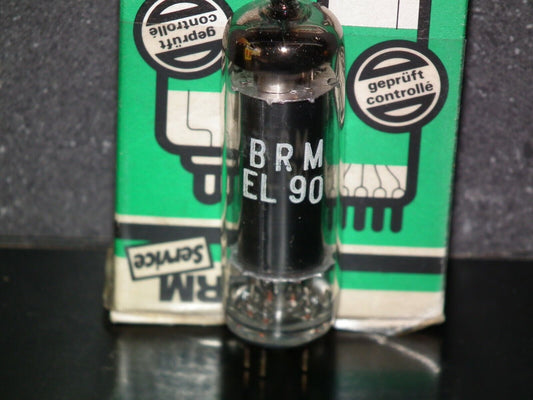EL90 BRM 6AQ5 NOS NIB Black plates, carbonized nickel Tested 100%