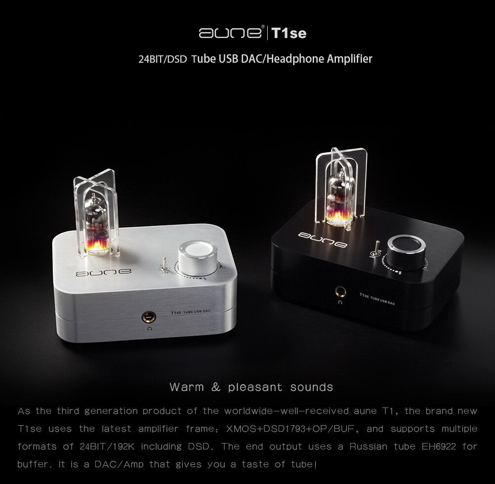 AUNE T1 SE (MK3) Tube USB DAC Headphone AMP 24bit 192KHz DSD