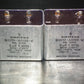 Two vintage Siemens PIO capacitors 2.0 uF / 250V Klangfilm tube audio 2mfd 250V
