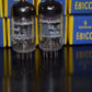 Siemens & Halske E81CC ECC801S 6201 ECC81 Matched pair triple mica West Germany