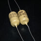 Two vintage Mullard Mustard Capacitors 0.047mfd / 400V (47nF) Marshall,Fender