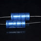 Two vintage NOS Philips electrolytic capacitors 47uF 385V Made in Holland 70s