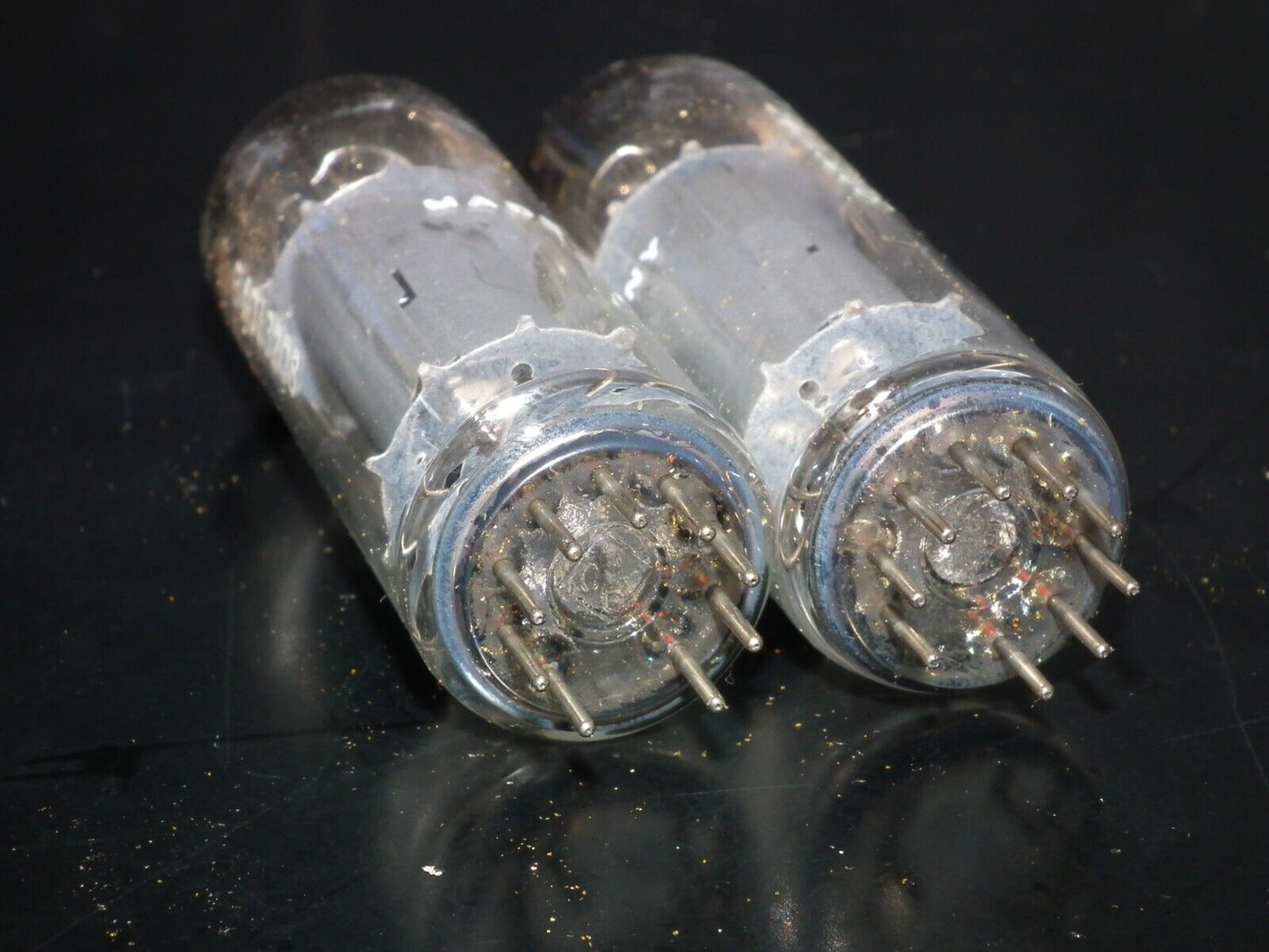 NOS Matched Pair EL84 Telefunken 6BQ5 Diamond Bottom The Same Codes West Germany