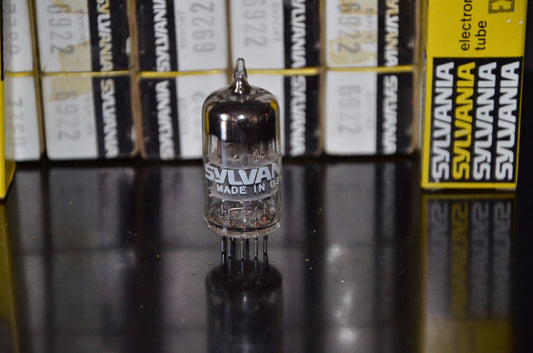 E88CC 6922 Sylvania NOS Low Noise tube (1 pcs) in original box USA