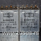 Two vintage Siemens PIO capacitors 2x2 uF 160V Klangfilm Made in West Germany