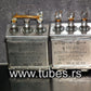 Two vintage Siemens PIO capacitors 2 x 0.1 uF / 630V Klangfilm tube audio