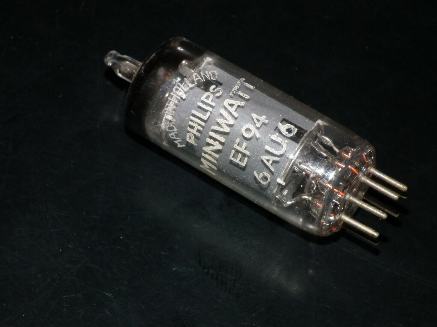 NOS NIB EF94 6AU6 Philips Holland RARE Square Getter 50s Microphone Pentode