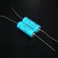 Two vintage NOS F&T electrolytic capacitors 22uF 350V Made in West Germany 70s