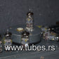 PCC88 7DJ8 Tungsram Hungary 1971 NOS Platinum Matched Quad ECC88 6DJ8 E88CC sub