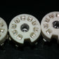 Four (4) VINTAGE NOS Noval Vacuum Tube Ceramic Socket for PCB West Germany 60s