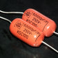 Two polystiren capacitors 50000pF 0.05uF 250V ISKRA SIEMENS 1974 HI End Tube Amp