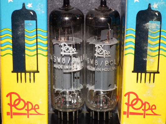 Platinum Matched Pair PCL86 14GW8 Philips Pope NOS NIB The same codes Late 60s