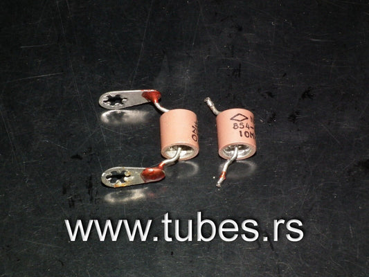 RF ceramic doorknob HV capacitor CRL854 10pF 5000V Used, tested one piece (1)