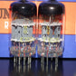 PCC85 Tungsram Austria Platinum Matched Pair NOS NIB RARE Thick Getter late 50s