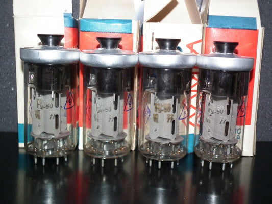 Platinum matched quad GU50 NOS NIB (FU50, LS50)