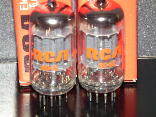 Pair 5963 RCA 12AU7 ECC82  NOS NIB
