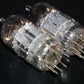 12AY7 RCA ADA platinum matched pair RARE SQUARE GETTER 6072 6072A USED 100%