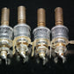 Four (4) NOS Beehive 3pF - 25pF Variable Trimmer Capacitors Tubular Piston Caps