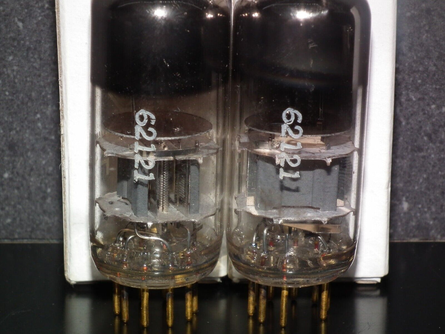 Matched Pair E280F Telefunken 7722 Used, tested NOS. Gold pins